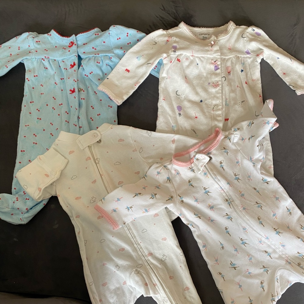Baby girl 3-6 months lot of 4